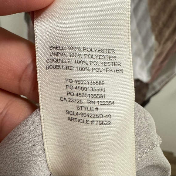 Wilfred women’s summer Midi long sleeves Dress in ink painting xxs - Picture 6 of 11